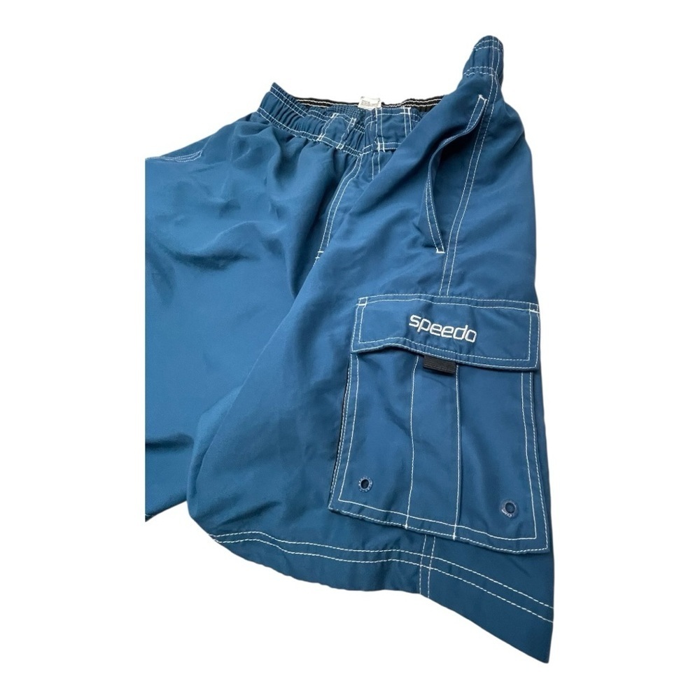 2 Men’s Speedo Swim Shorts Color: Blue Size: Large - Picture 3 of 14